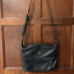 Black pebbled Leather Kate Spade bag